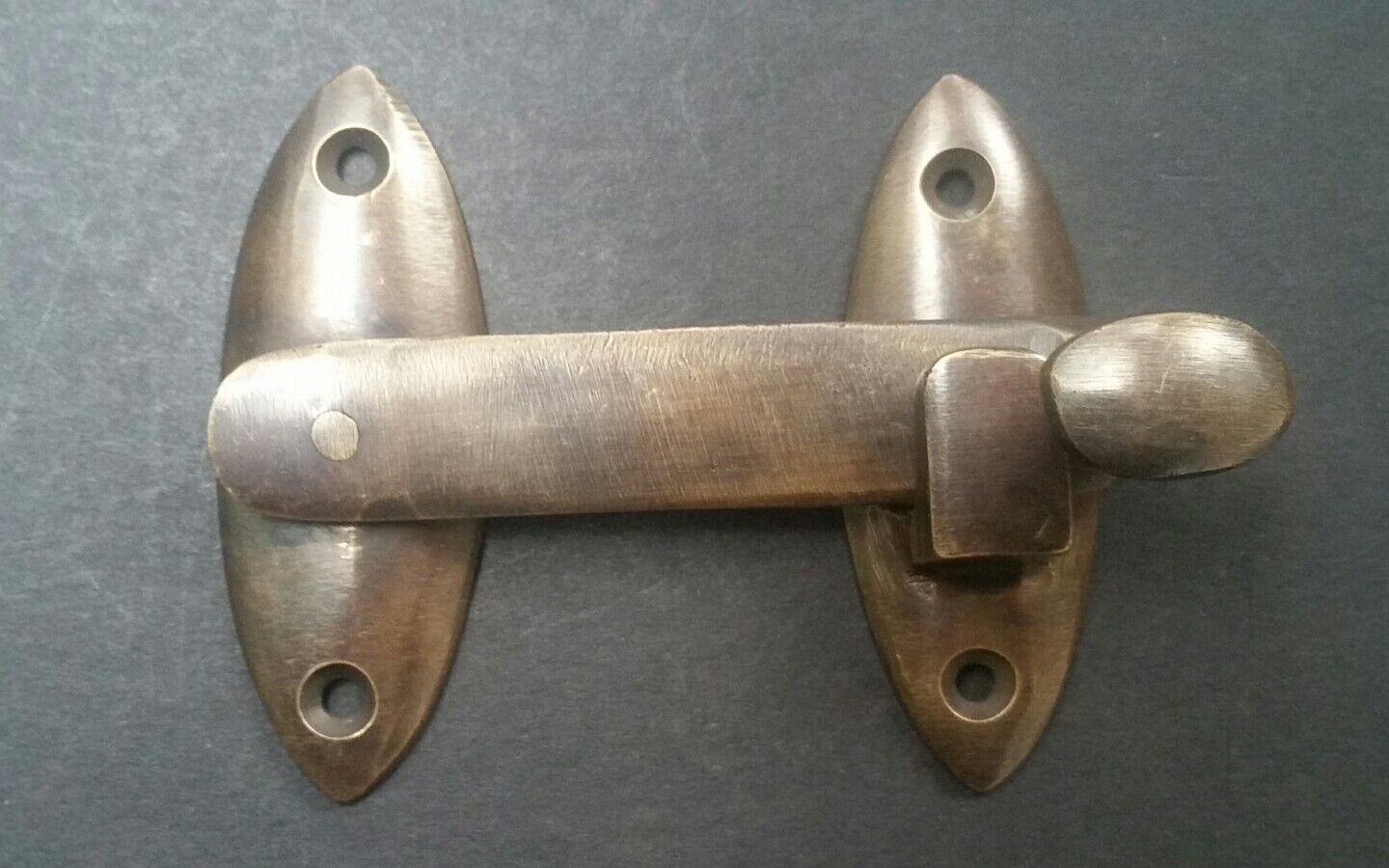4 x solid brass toggle latch 3-1/4”w x 2-1/4" tall overall size #X22