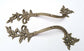 Set Brass Ornate French Prov. Louis XIV Door Cabinet Handles 9" long #P6