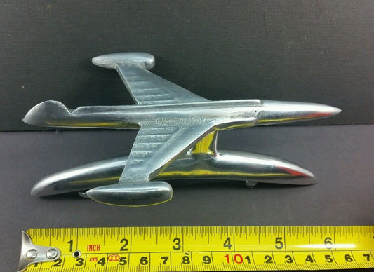 Vtg style Air Plane Car Front Cover Aluminum Hood Ornament Badge EmblemCar,Vespa