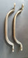 2 Solid Brass Large Strong File Cabinet Trunk Chest Handles Pull 5-1/2" wide #P1