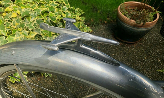 1 each: Vintage Style Rocket + Vintage Style Airplane Hood Ornaments Vespa, Car