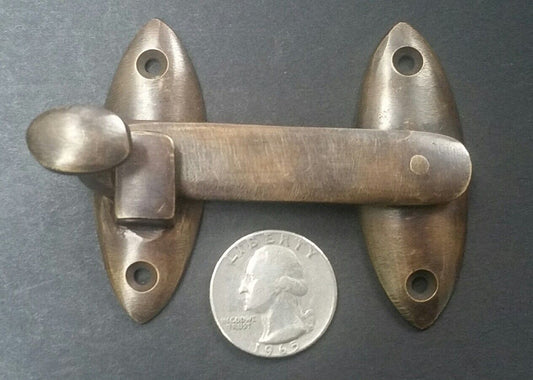 4 x solid brass toggle latch 3-1/4”w x 2-1/4" tall overall size #X22