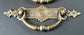 1 Antique Style Ornate Victorian Brass Drawer Handles Pulls (2-3/4" center) #H44