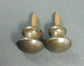 2 Solid Brass VERY SMALL Stacking Barrister Bookcase 7/16" Knobs drawer Pulls #K