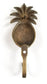 4-1/4" Ant. Style  PINEAPPLE  Solid Brass HOOK Hanger, Coat, Hat, Towel  #C13