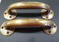2 Heavy Ant. Style Solid Brass Lg Gate Cabinet Trunk Chest Door Handles 7" #P23