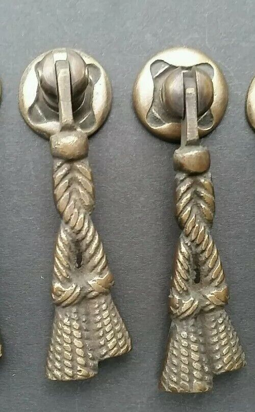 2 x Rope and Tassle Handles Pulls Antique Classic Style 2-3/4" #H5