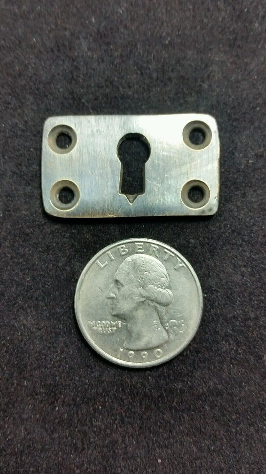 4 vintage antique eschutcheons ornate size 1-1/4" wide jewelry component #E6