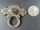 2 x  Ornate Victorian Antique Style Brass Ring Pull Handles 2-1/8" #H16