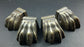 4 Antique Style Solid Brass Table Legs LION FEET FOOT CAPS ARCHITECTURAL #X8