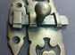6 x Ornate Antique Style Solid Brass Door Latch Lock Bolt Barn Gate Cabinet #X11