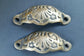 1 x Apothecary Drawer Cup Bin Pulls Brass Handles Ant. Victorian Style 3"c.  #A2
