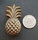 4 pieces Solid Brass Tropical PINEAPPLE Cabinet Drawer Handle Knob Pulls #K17