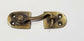 Solid Brass Cabinet, Door, Gate, Shutter, Window, Hook Latch Lock  3-1/2"w. #X12