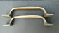 2 Lg.Solid Brass Ant.Style Handles Trunk Chest Pulls Door Cabinet Barn Gate  #P9