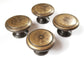 8 x Solid Brass Cabinet Cupboard Drawer Round Knobs Pull Handle 1-3/16" dia #K21