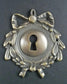 2 Vintage Antique Style Ornate French Escutcheons Key Hole Covers, Jewelry Component 2 3/4" #E12