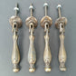 4 Pendant Brass Handle Pulls w. screws 2 5/8" Antique Classic Style #Z4