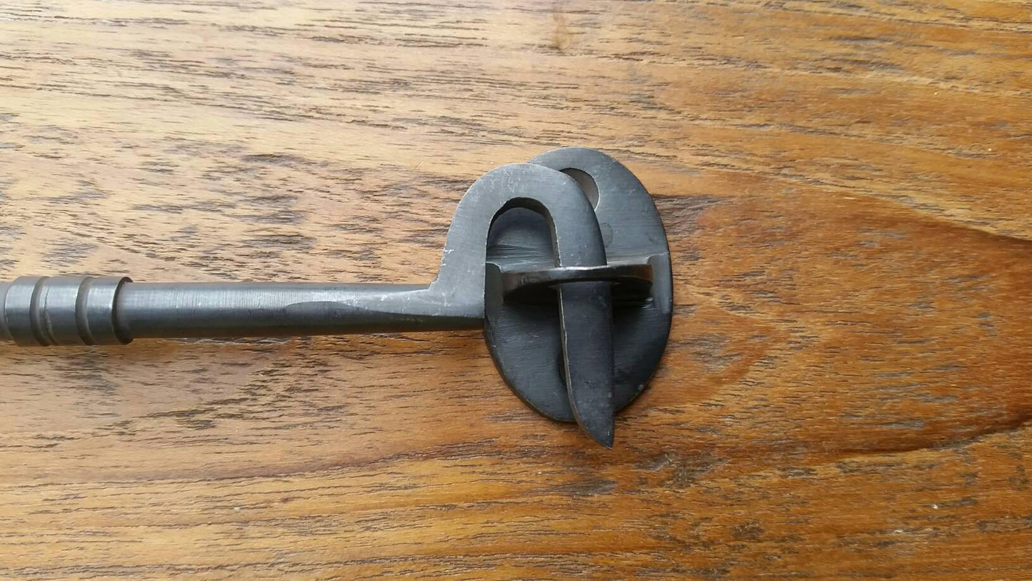 Vintage Long Latch Hook for Cabin, Cabinet, Hasp, Lock, Gate Solid Tarnished brass #X13