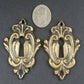 Antique Style French Escutcheons Key Hole Covers E9