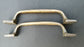 2 Large Solid Antique brass large strong file cabinet trunk handles 6 7/8" #P9