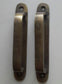 2 Antique Style Brass Trunk Handles strong for Travel Case, Cabinet, Tool Chest, Box #P14
