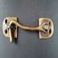 Solid Brass Cabinet, Door, Gate, Shutter, Window, Hook Latch Lock, Toggle hook  4-1/2"w. #X25