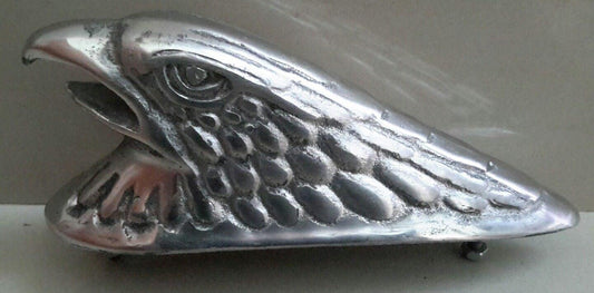 Vintage Eagle Head Car Front Cover Aluminum Hood Ornament Badge Emblem Piaggio Vespa ornament