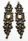 2 Antique Style, Ornate French ,Eschutcheons, Key Hole Covers,Doors Locks,Skeleton Keys #E11