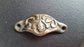 8 solid brass Apothecary Drawer Bin Pull handles with Oak Leaf design 2 7/8" wide #A3