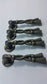4 Decorative Classic Rope and Tassel Handles in Solid Tarnished Brass 2 3/4" #H5