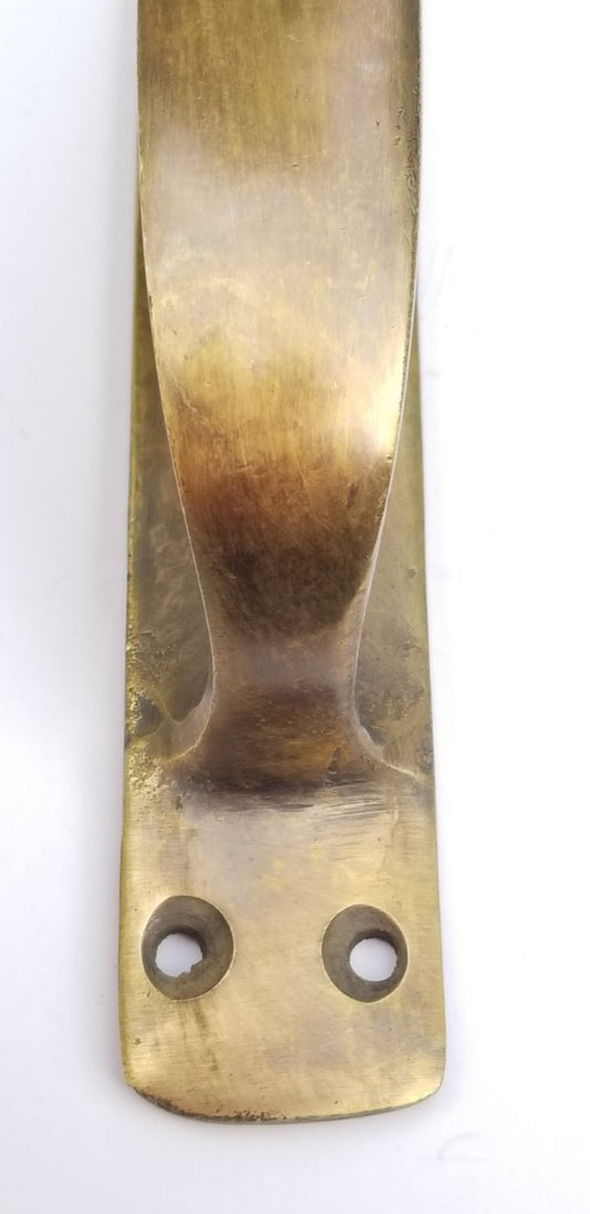 Antique Style Solid Brass Large Gate Cabinet Trunk Chest Handle 6-3/8"w #P18